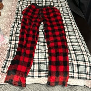 Christmas plaid pajama pants